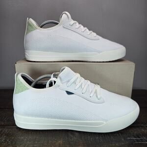 Vessi Weekend Sneaker Mens Size 12 Waterproof Shoes White Lotus Green